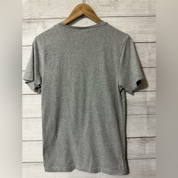 Disney Classic Mickey Mouse Gray T Shirt Adult Small Black Velvet Flocked - Picture 4 of 7